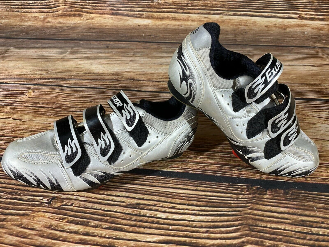 EXUSTAR Road Cycling Shoes Road Bike Size EU 43 with Look Delta Cleats