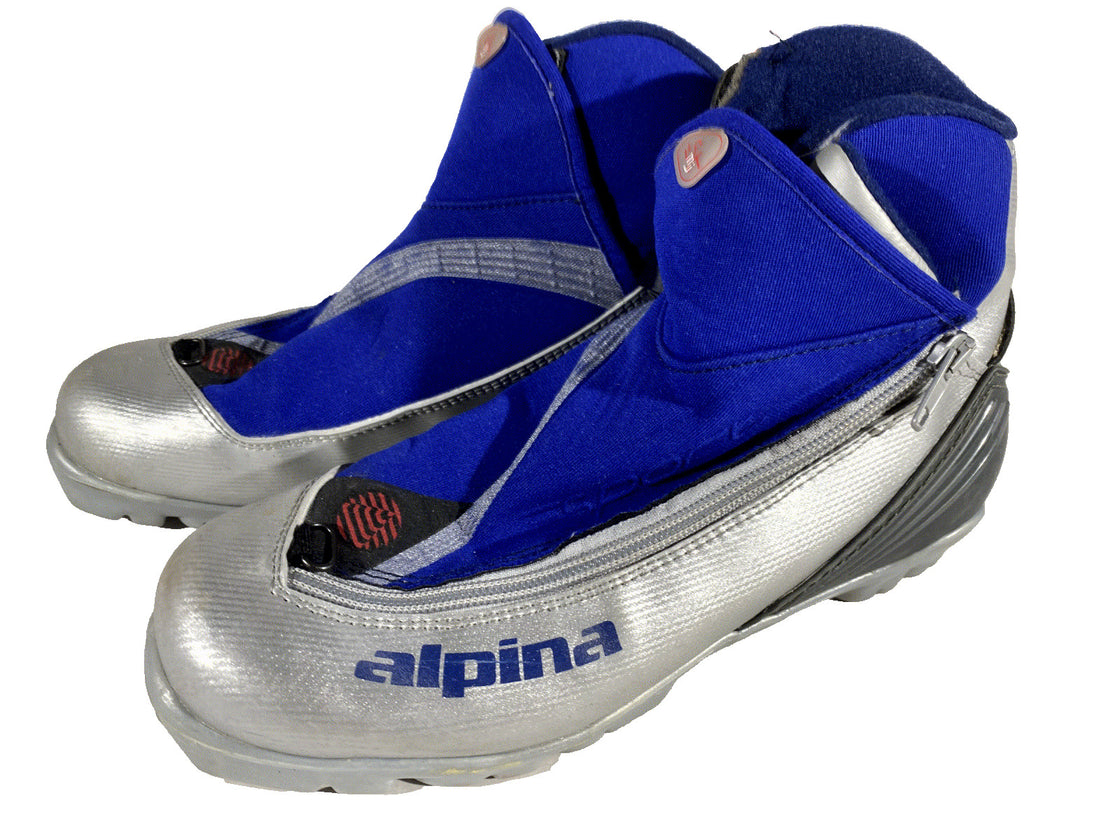 Alpina ST11j Nordic Cross Country Ski Boots Size EU40 US7.5 for NNN