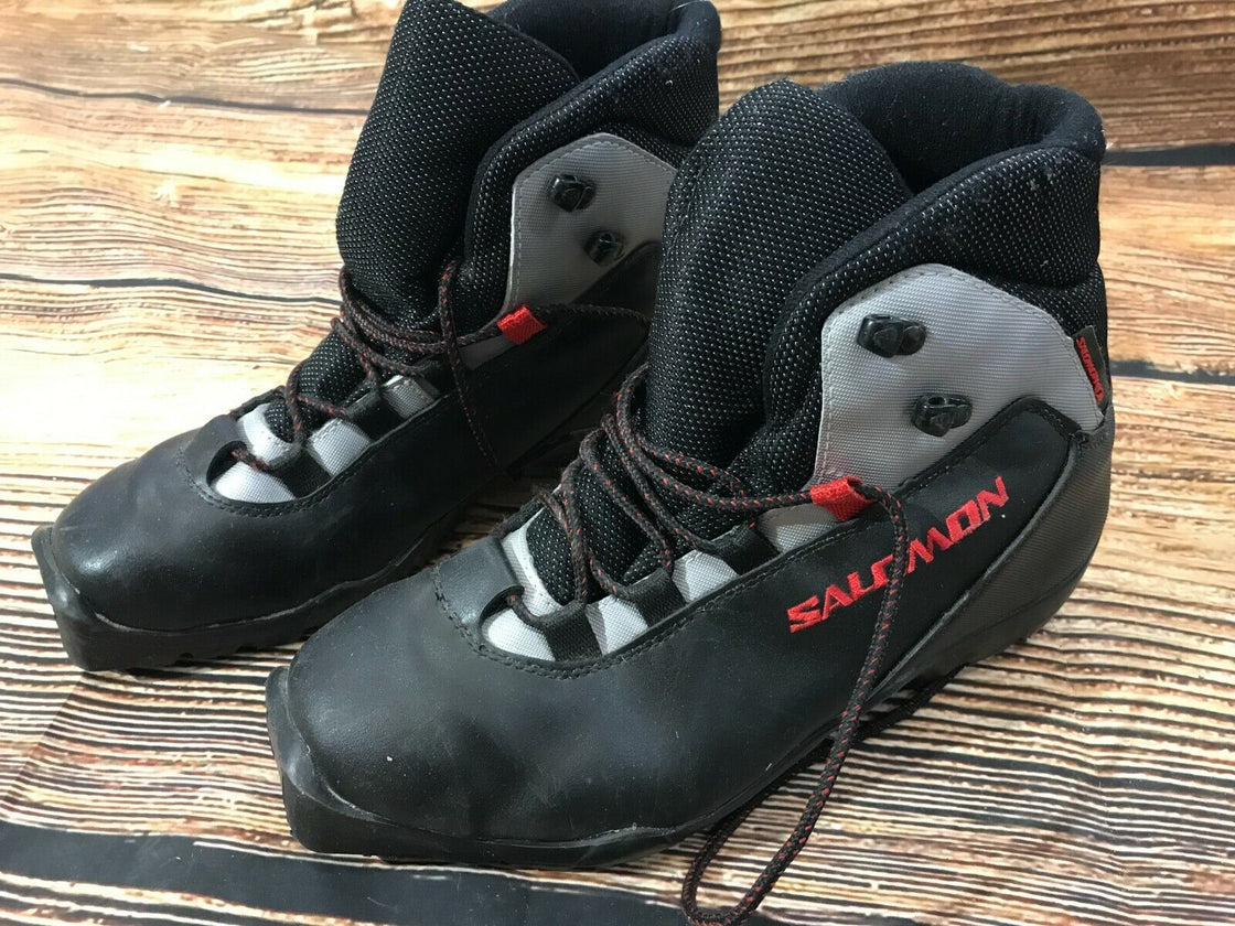 SALOMON Equipe JR Cross Country Ski Boots Size EU35 US3.5 SNS Profil