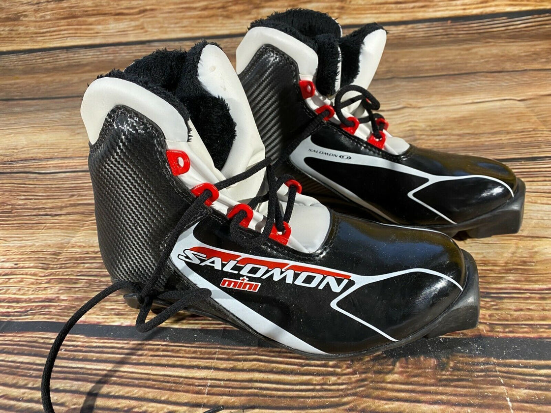 SALOMON Mini Nordic Cross Country Ski Boots Size EU37 1/3 US5 SNS profile