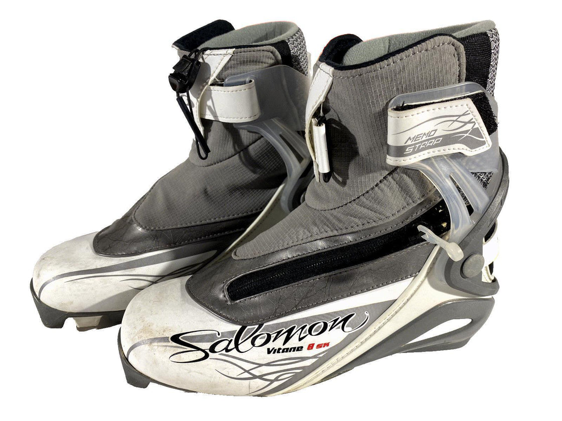 SALOMON Vitane Skate 8 Cross Country Ski Boots Size EU37 1/3 US6 for SNS Pilot