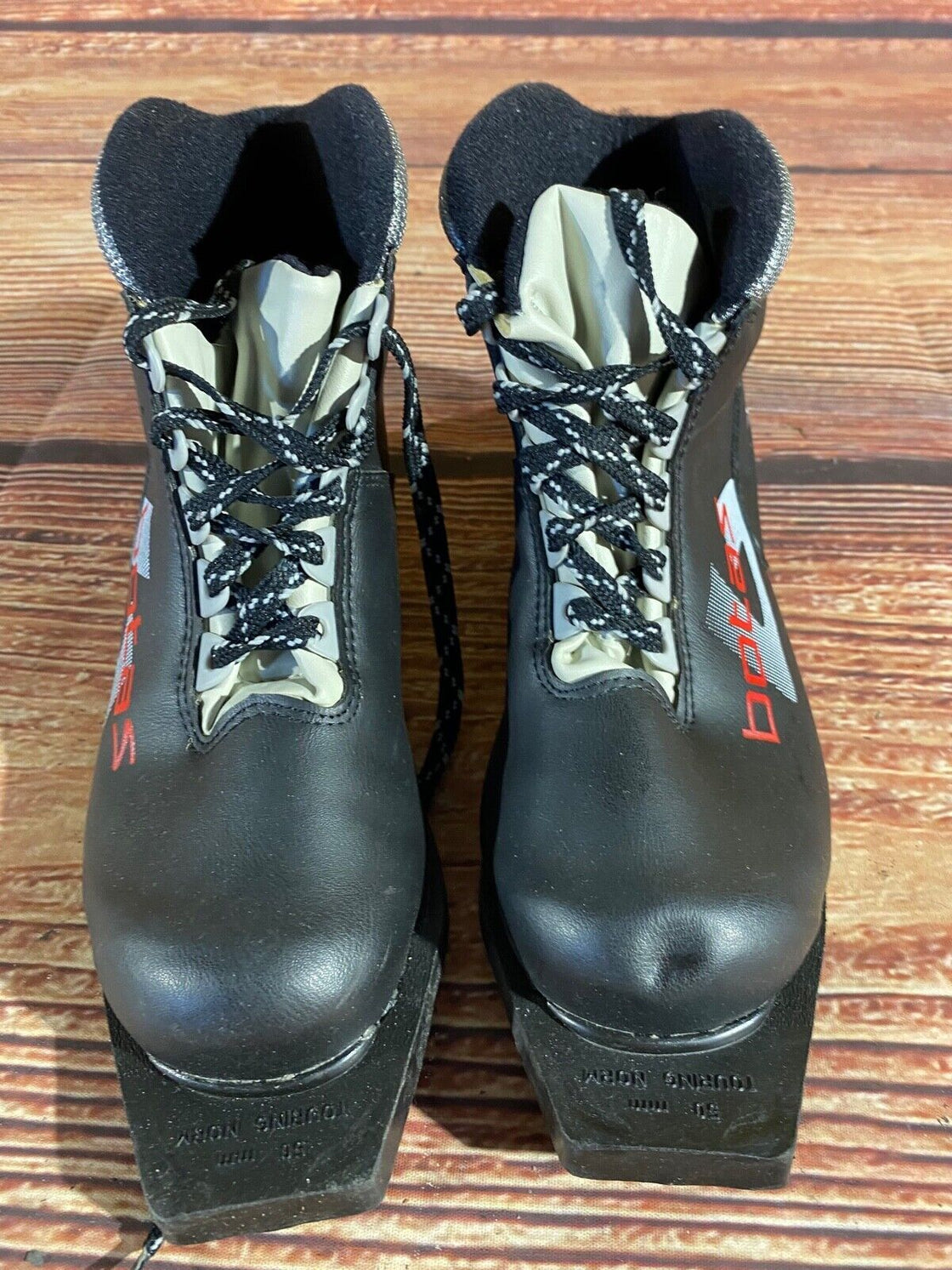 Botas Nordic Cross Country Ski Boots Size EU38 US6 for Touring Norm 3pin 50mm