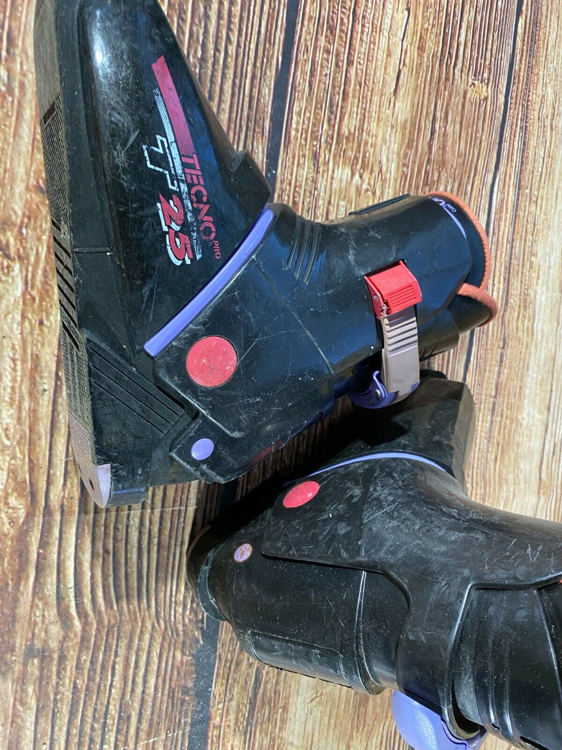 Tecno Vintage Alpine Ski Boots Size Mondo 245 mm, Outer Sole 290 mm DH34