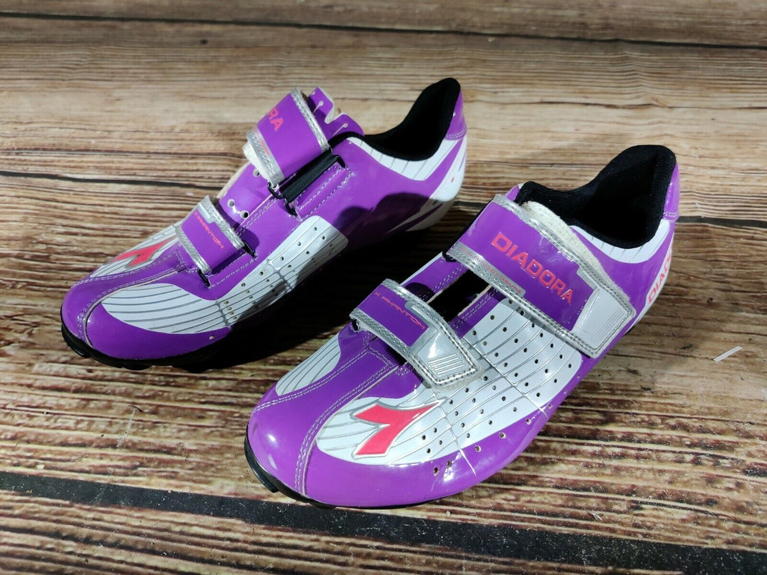 DIADORA Phantom Cycling MTB Shoes Mountain Bike Boots 2 Bolts Ladies EU40 US8.5