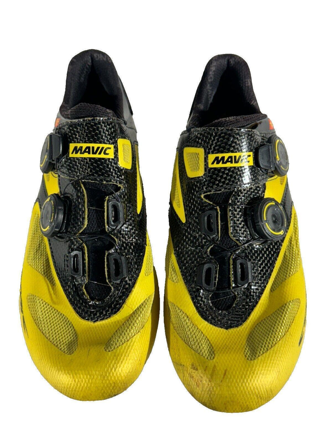 MAVIC Cosmic Carbon Road Cycling Shoes 3 bolt EU40 2/3 US7.5 Mondo 258 cs482