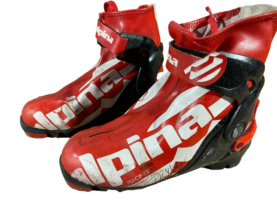 Alpina RCO Racing Nordic Cross Country Ski Boots Size EU35 US3.5 for NNN