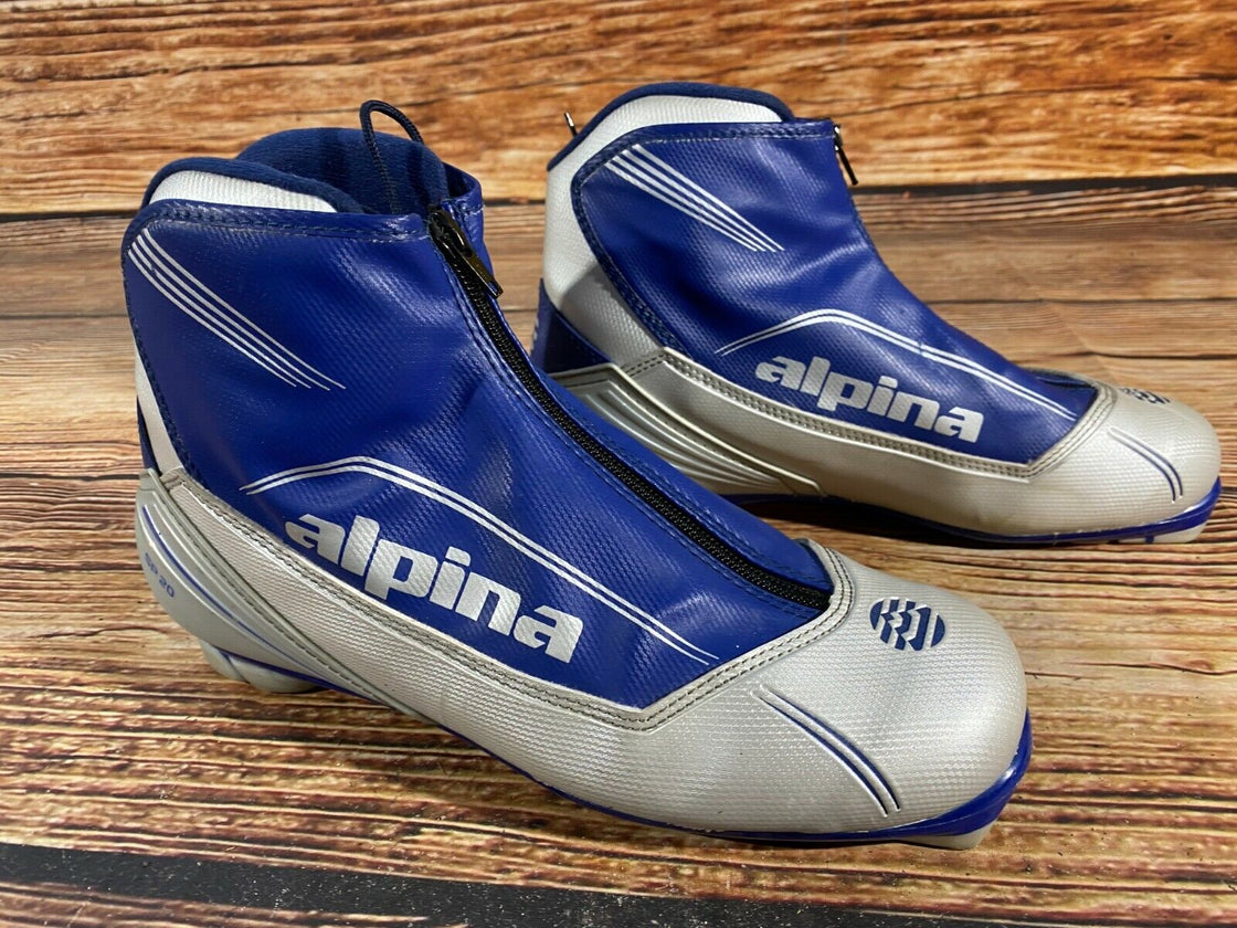 Alpina SP20 Nordic Cross Country Ski Boots Size EU44 US10.5 for NNN bindings