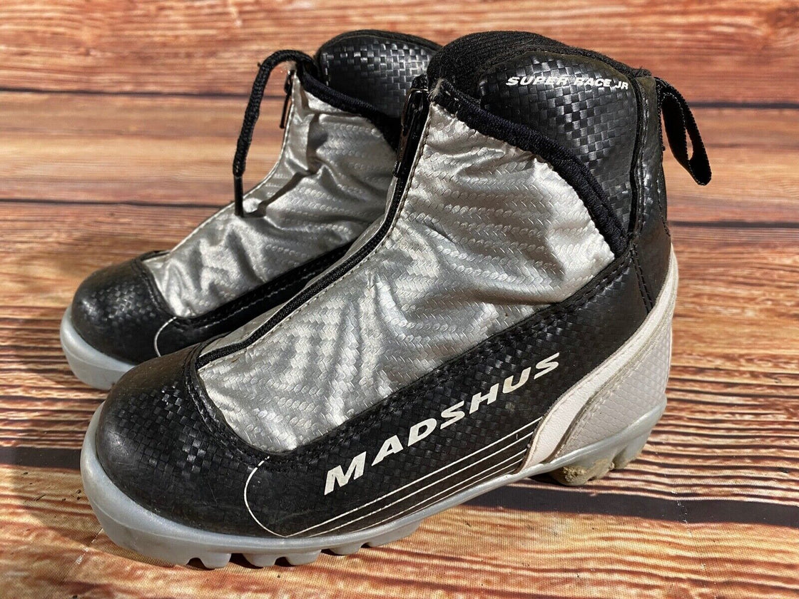 Madshus Super Race Kids Nordic Cross Country Ski Boots Size EU30 US12 NNN M245