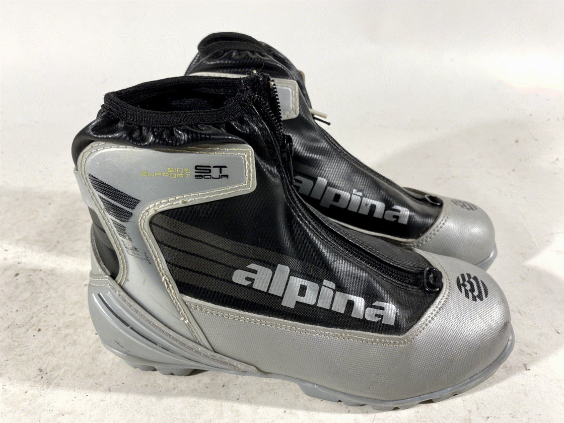 Alpina ST30 Jr Nordic Cross Country Classic Ski Boots Size EU37 US5 for NNN 554