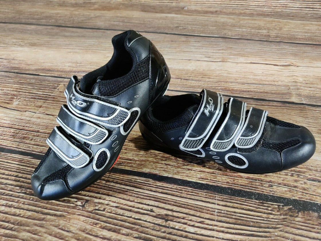 H2O Road Cycling Shoes Biking Boots 3 Bolts Size EU42, US8.5