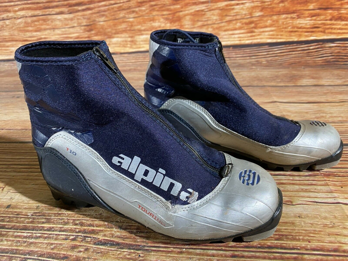 Alpina T10 Nordic Cross Country Ski Boots Size EU38 US6 for NNN