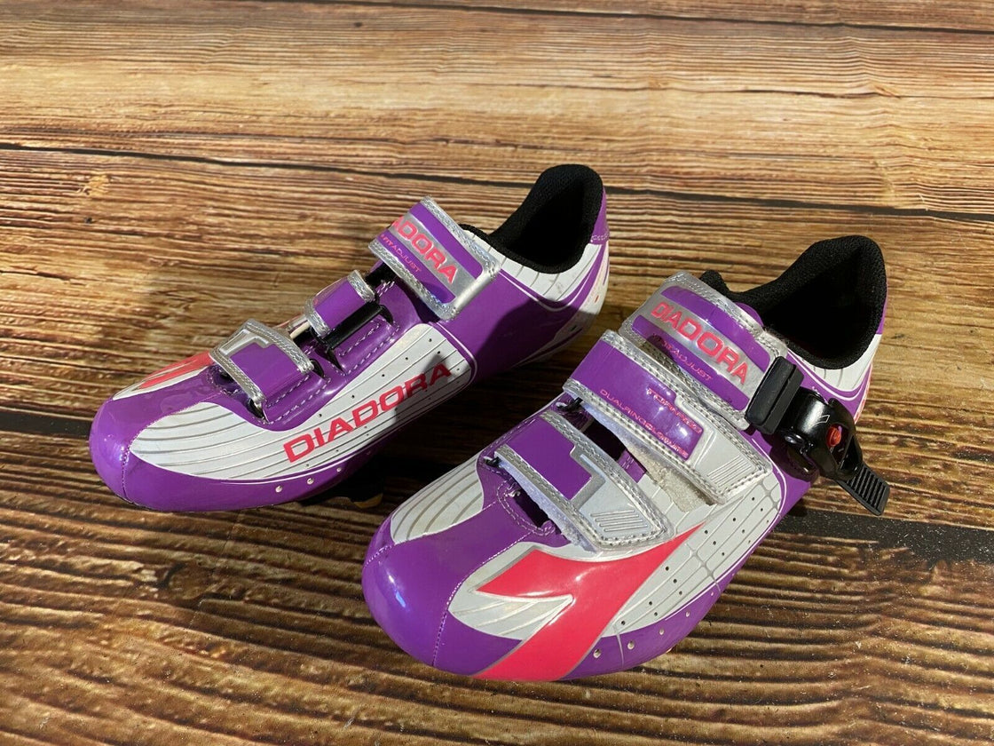 DIADORA TORNADO Road Cycling Shoes Bicycle Shoes Ladies Size EU38 US7