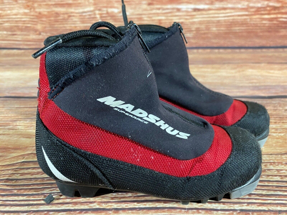 Madshus Super Race Kids Nordic Cross Country Ski Boots Size EU29 US11 NNN M331