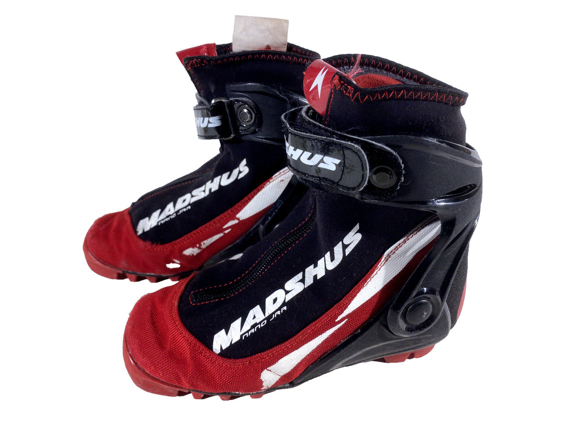 Madshus Skate Nano Kids Nordic Cross Country Ski Boots Size EU33 US1.5 NNN 437