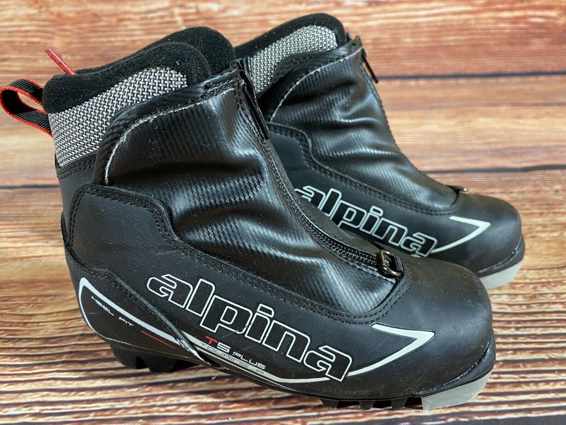 Alpina T5Plus Nordic Cross Country Ski Boots Kids Size EU30 US12 NNN A-1044