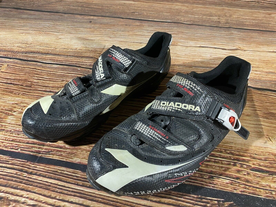 DIADORA Cycling MTB Shoes Mountain Biking Boots Size EU 45 with SPD Cleats