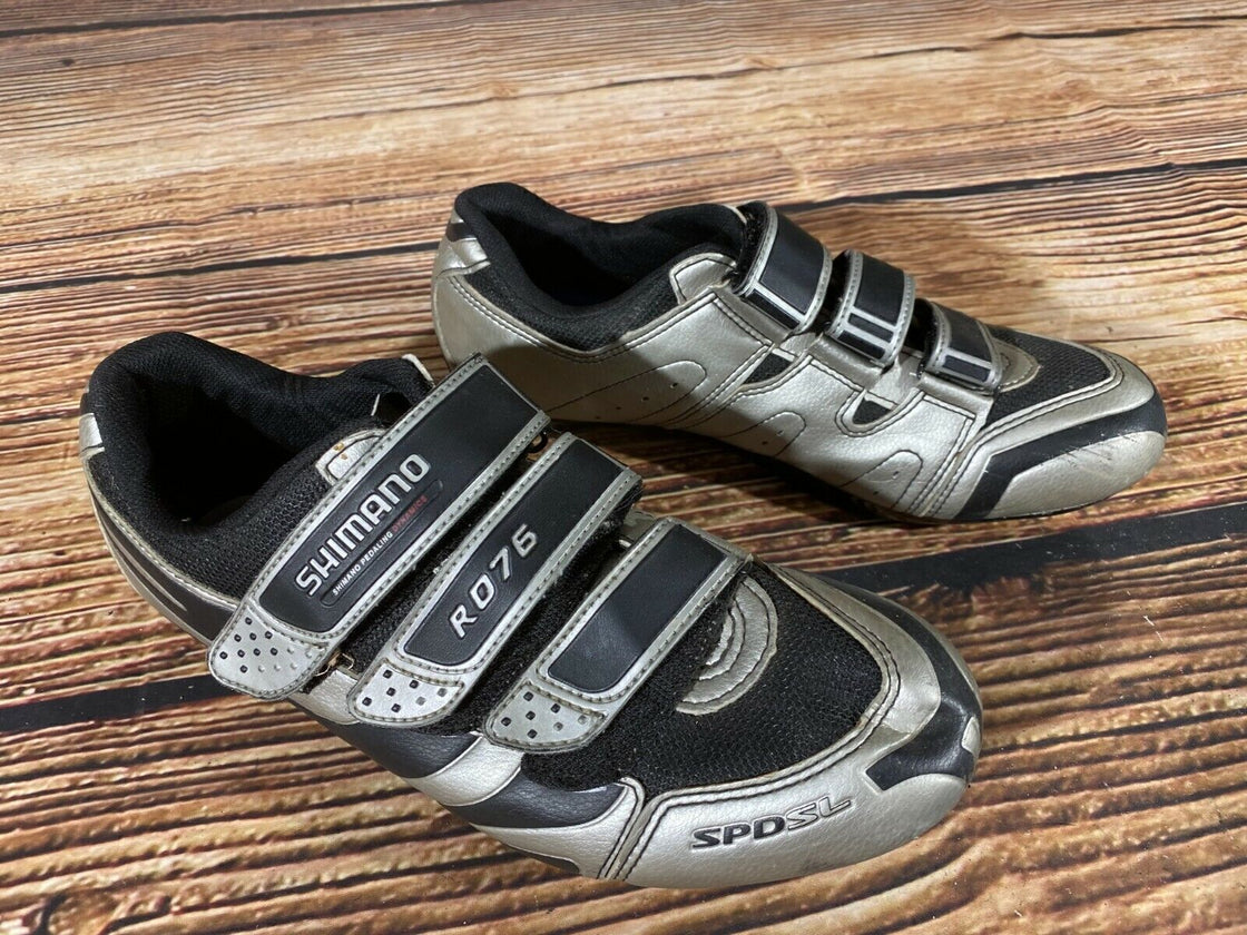 SHIMANO R076G Road Cycling Shoes 3 Bolts Size EU 43