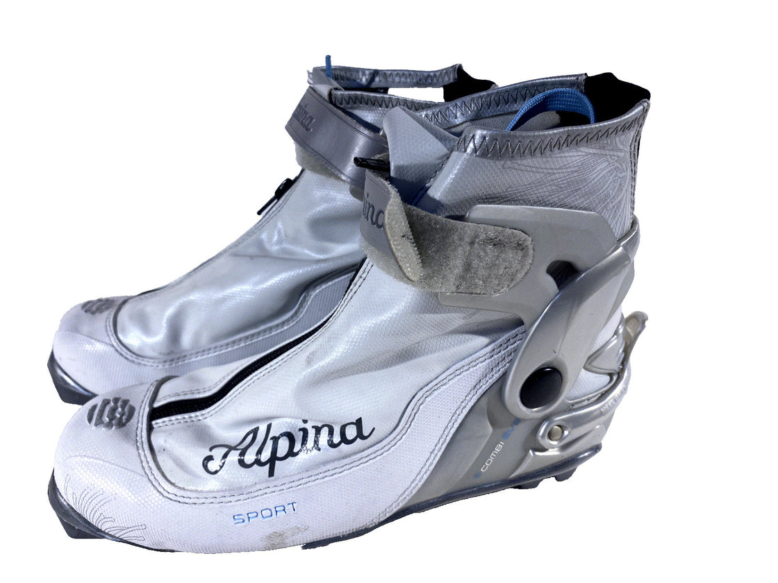 Alpina S Combi Nordic Cross Country Ski Boots Combi Size EU39 US7 NNN 286