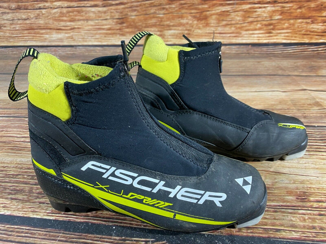 Fischer XJ Sprint Nordic Cross Country Ski Boots Size EU37 US5 NNN