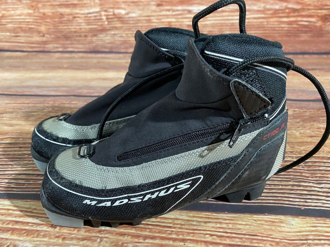 Madshus CT100 Jr Kids Nordic Cross Country Ski Boots Size EU29 US11 NNN M210