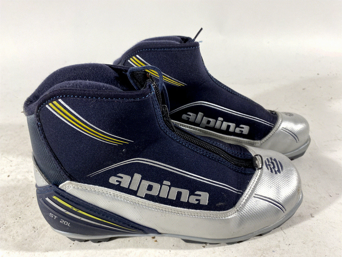 Alpina ST20L Nordic Cross Country Classic Ski Boots Size EU39 US7 for NNN 559