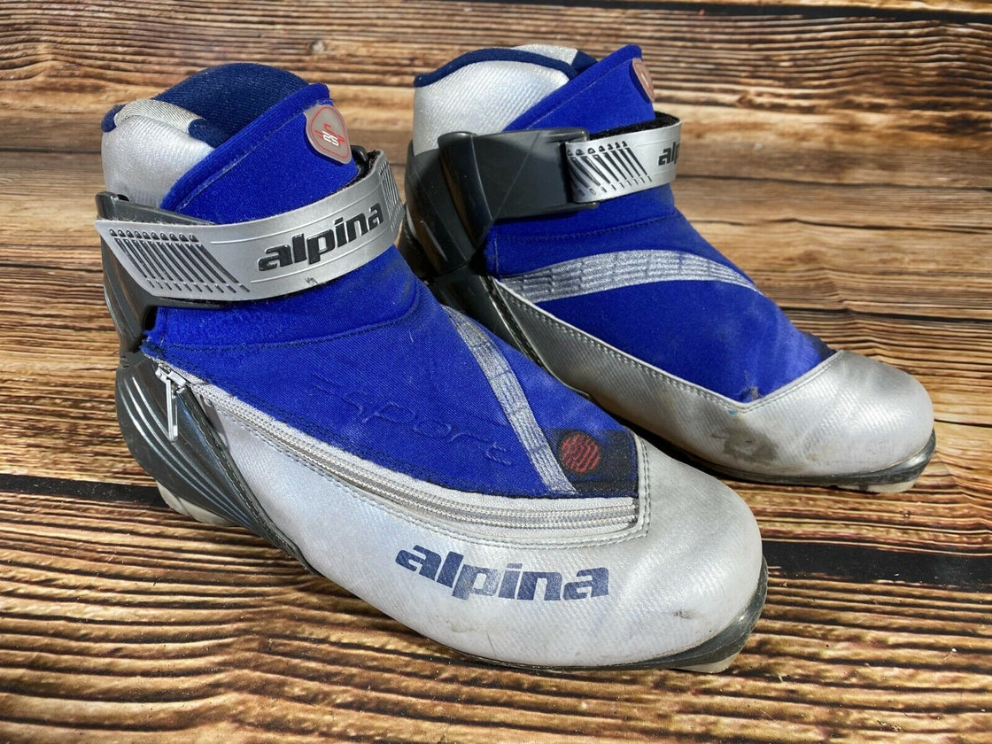 Alpina SP25 Nordic Cross Country Ski Boots Combi Size EU43 US9.5 NNN