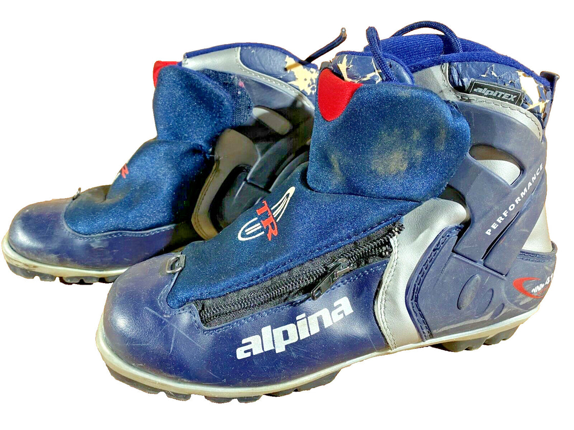 Alpina 411 Nordic Cross Country Ski Boots Size EU37 US5 for NNN