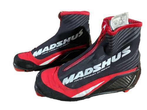 Madshus Nano Carbon Nordic Cross Country Ski Boots Size EU38 US5.5 NNN bindings