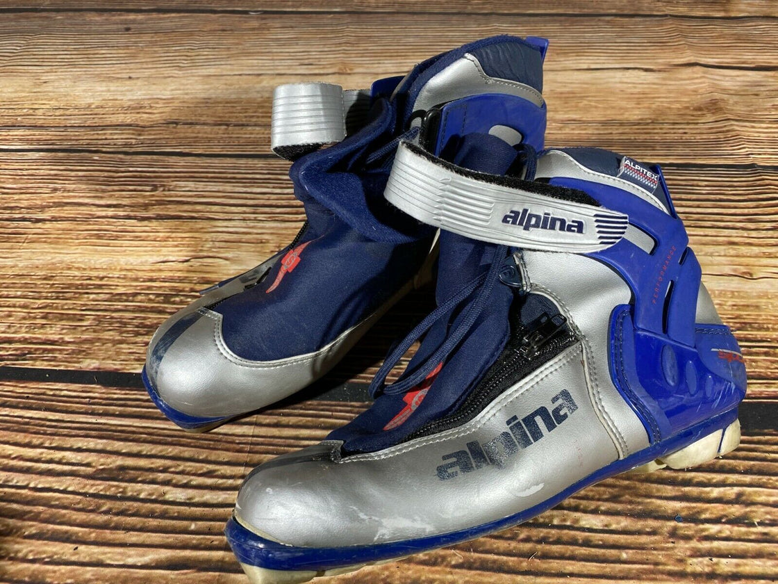 Alpina Sport Nordic Cross Country Nordic Ski Boots Size EU41 US8 NNN bindings