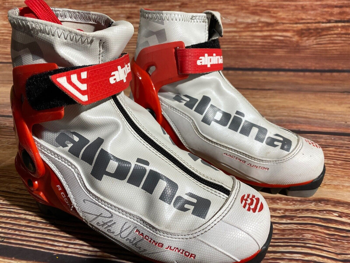 Alpina RCO Combi Kids Nordic Cross Country Ski Boots Size EU35 US3.5 NNN A-1312