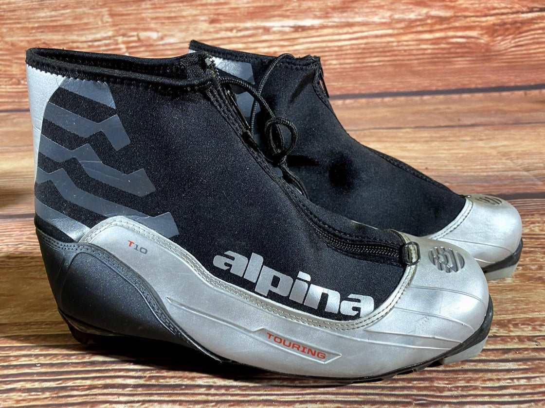 Alpina T10 Nordic Cross Country Ski Boots Size EU42 US9 for NNN