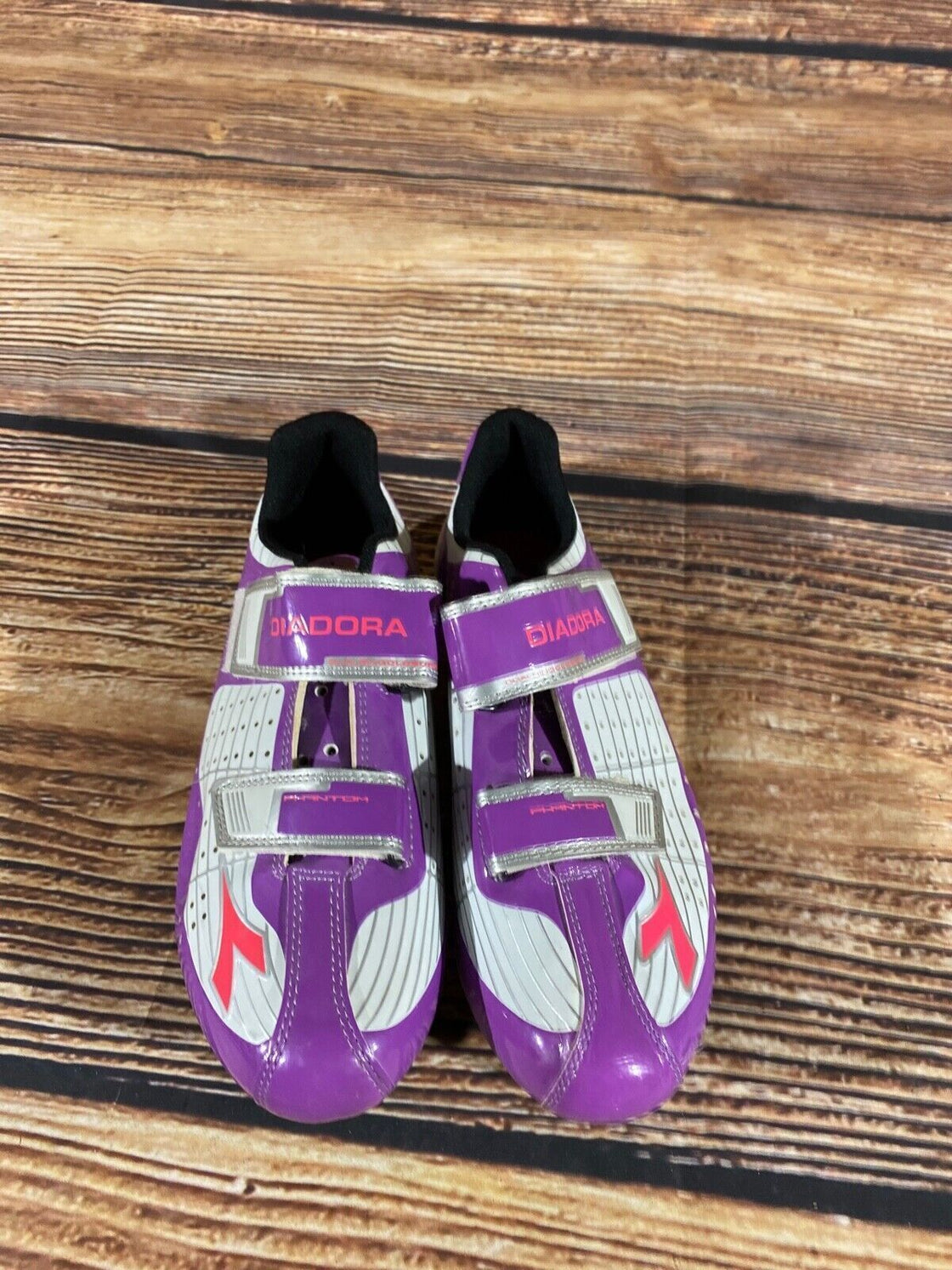 DIADORA Road Cycling Shoes Bicycle Shoes Ladies Size EU40, US8.5, Mondo 245