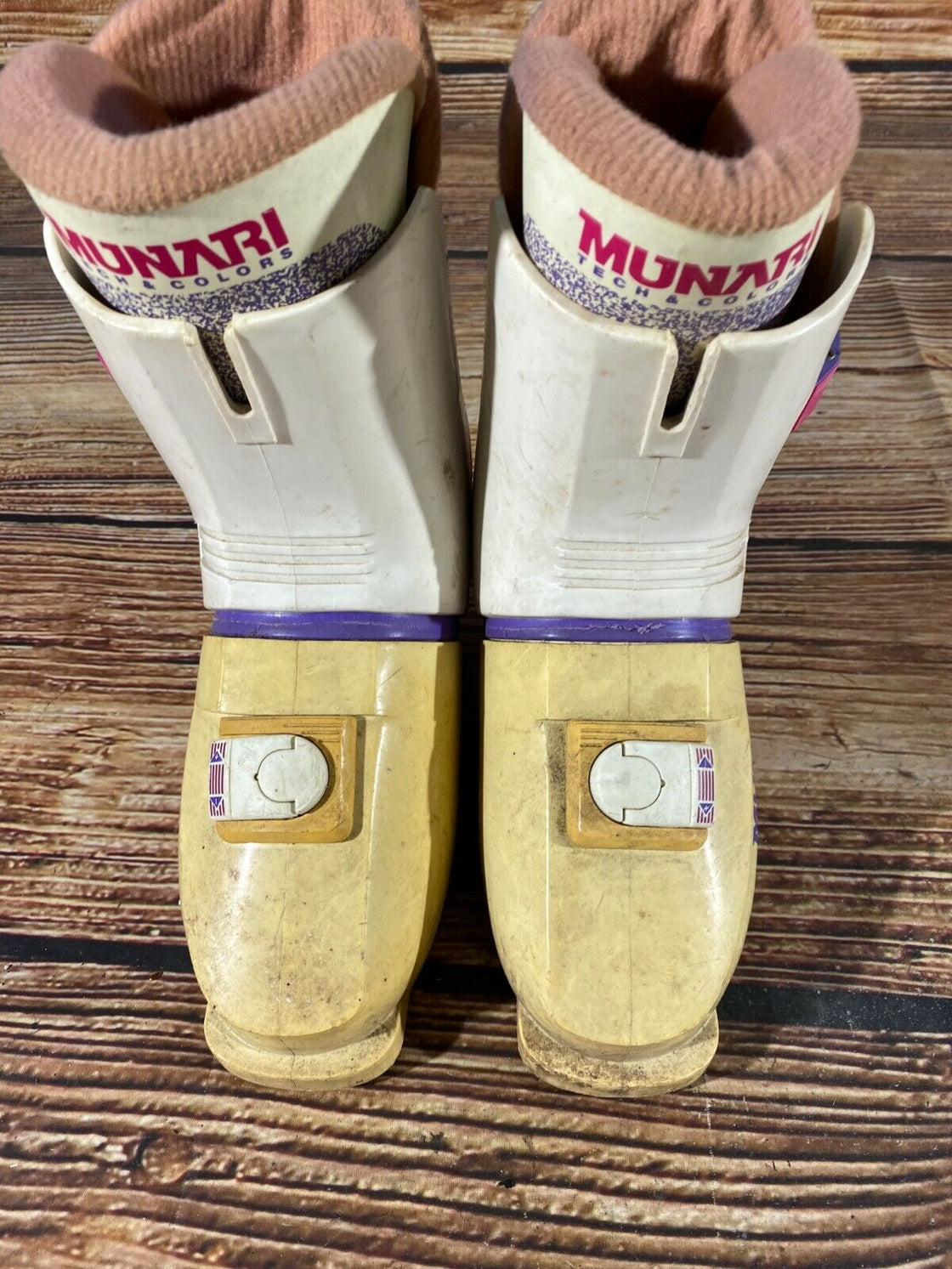 MUNARI Vintage Alpine Ski Boots Size Mondo 247 mm, Outer Sole 285 mm DH54