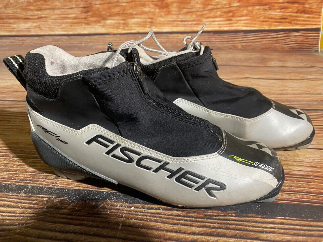 Fischer RCI Classic Cross Country Ski Boots Size EU41 US8.5 for NNN