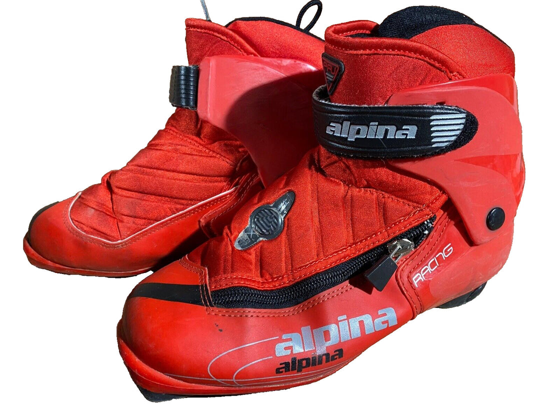 Alpina PRJ Racing Nordic Cross Country Ski Boots Size EU38 US6 for NNN