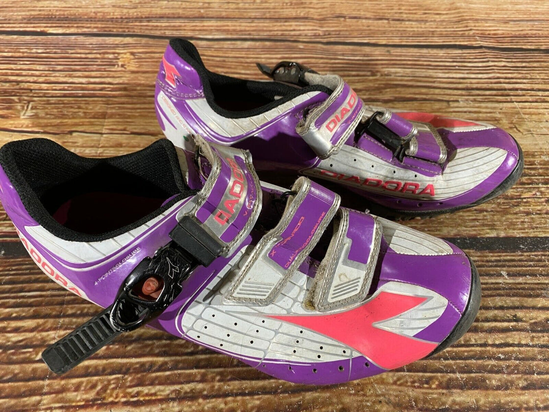 DIADORA X-Tornado Cycling MTB Shoes Mountain Bike Ladies EU39, US8, Mondo 242