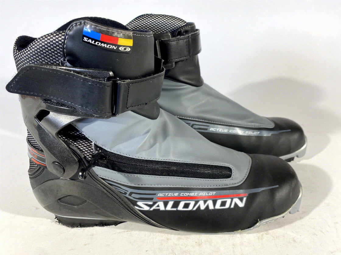 SALOMON R Combi Nordic Cross Country Ski Boots Size EU46 US11.5 SNS Pilot