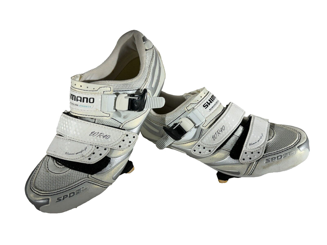 SHIMANO Wr40 Road Cycling Shoes 3 Bolts Ladies EU39 US7.2 Mondo 245 cs546