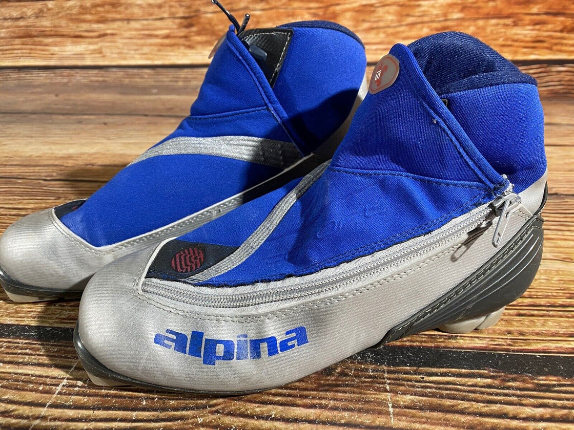 Alpina SP15 Nordic Cross Country Ski Boots Size EU40 US7.5 for NNN