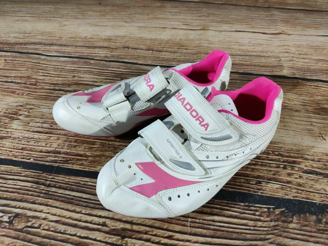 DIADORA Road Cycling Shoes Bicycle Shoes Unisex Size EU37 US6.5 Road Bike Shoes