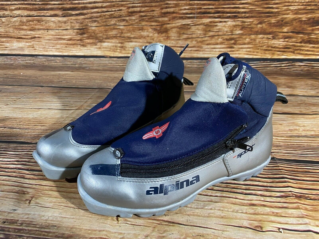 Alpina 311 Nordic Cross Country Ski Boots Size EU37 US5 NNN bindings