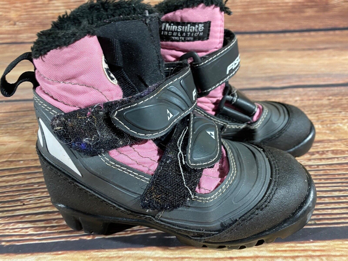 Fischer Snowstar Kids Cross Country Ski Boots Size EU29 US11 NNN F-548