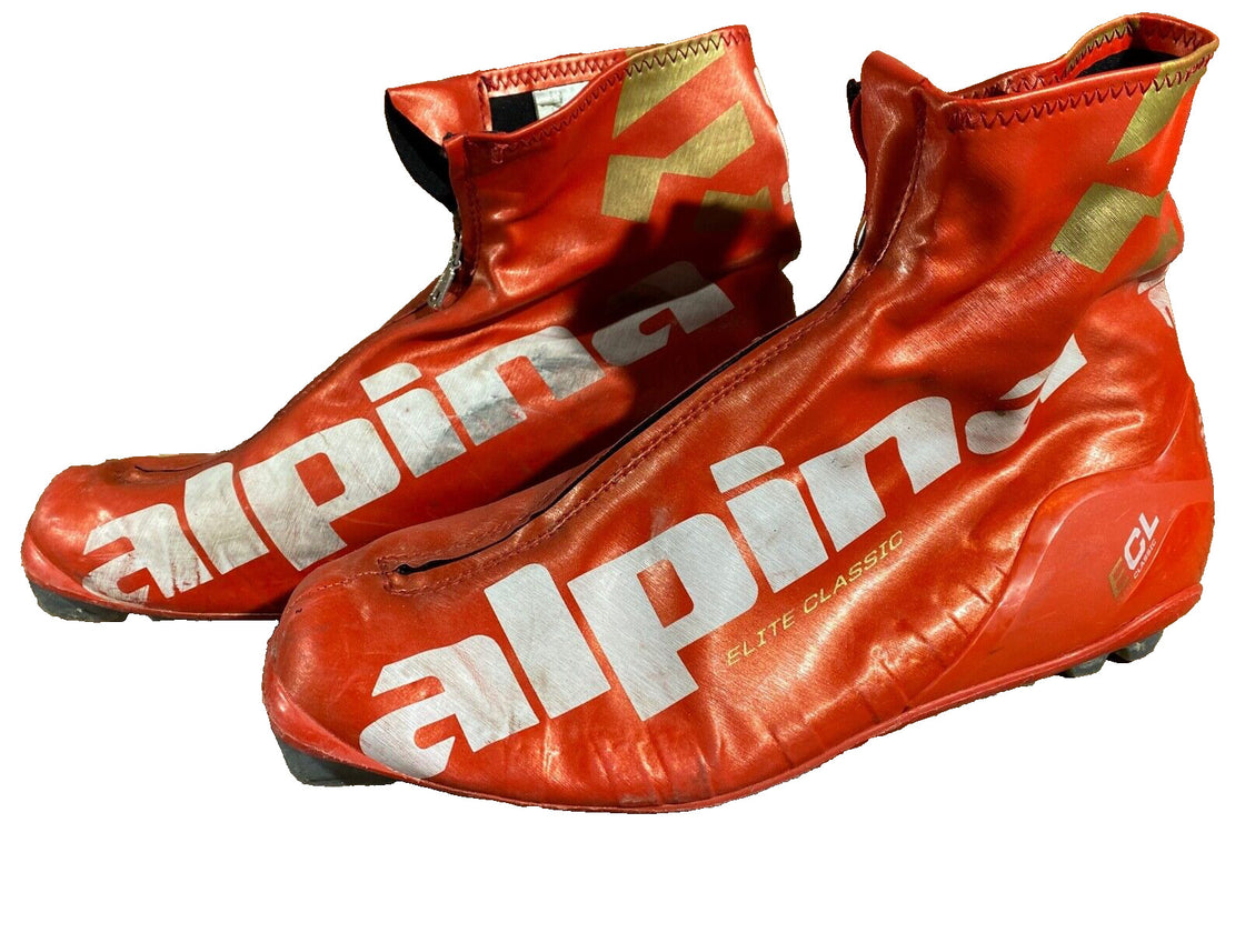 Alpina ECL Elite Nordic Cross Country Ski Boots Size EU42 US9 for NNN