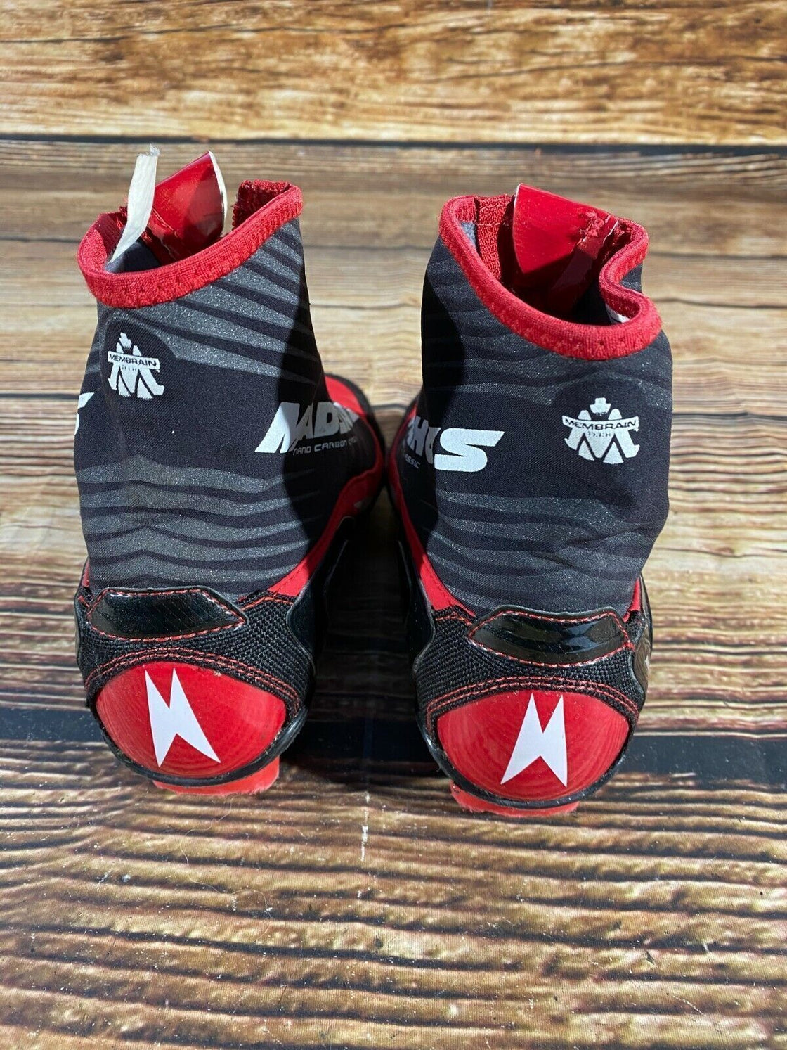 Madshus Nano Carbon Nordic Cross Country Ski Boots Size EU38 US5.5 NNN bindings