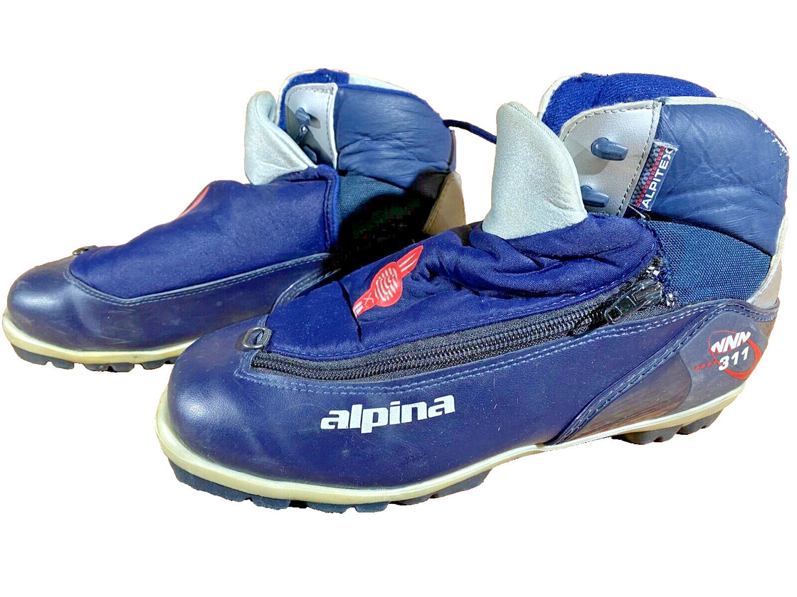 Alpina 311 Nordic Cross Country Ski Boots Size EU40 US7.5 for NNN