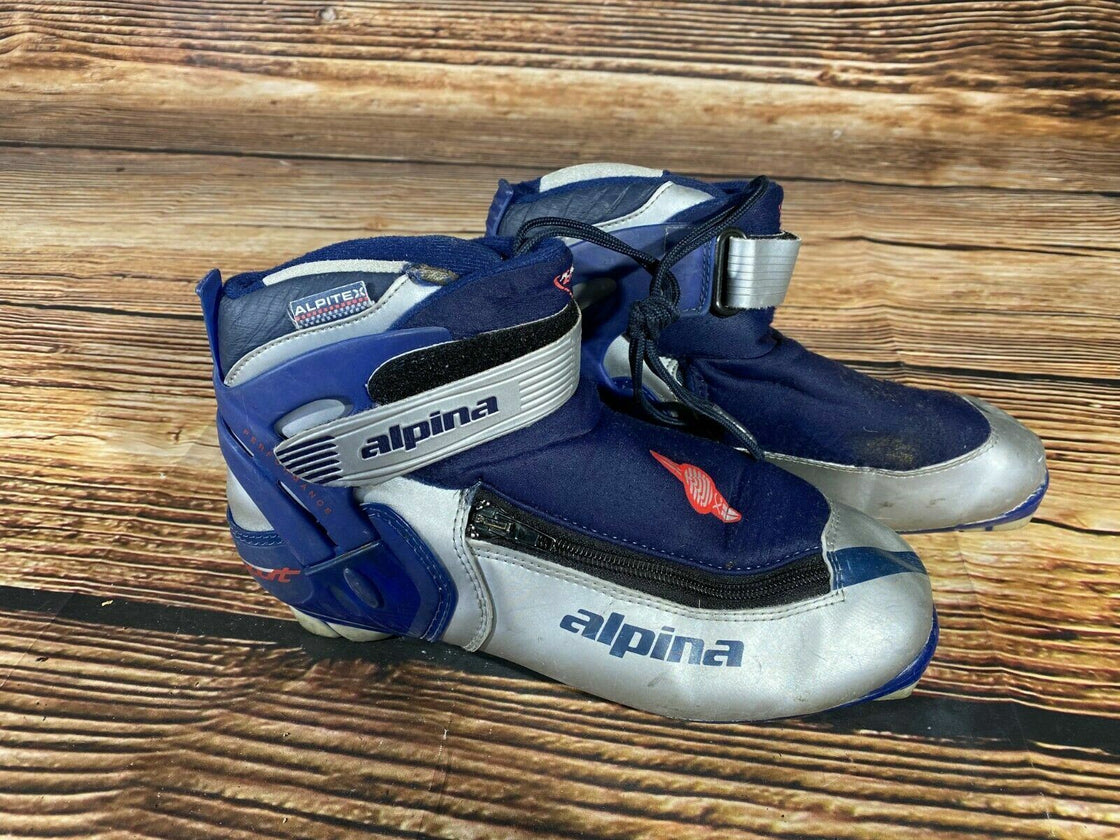 Alpina Sport Nordic Cross Country Ski Classic Boots NNN Size EUR40 US7.5