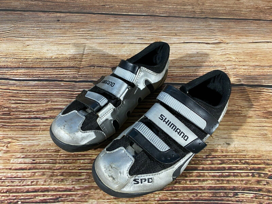 SHIMANO M120 Cycling MTB Shoes Mountain Biking Boots Size EU39 with Cleats