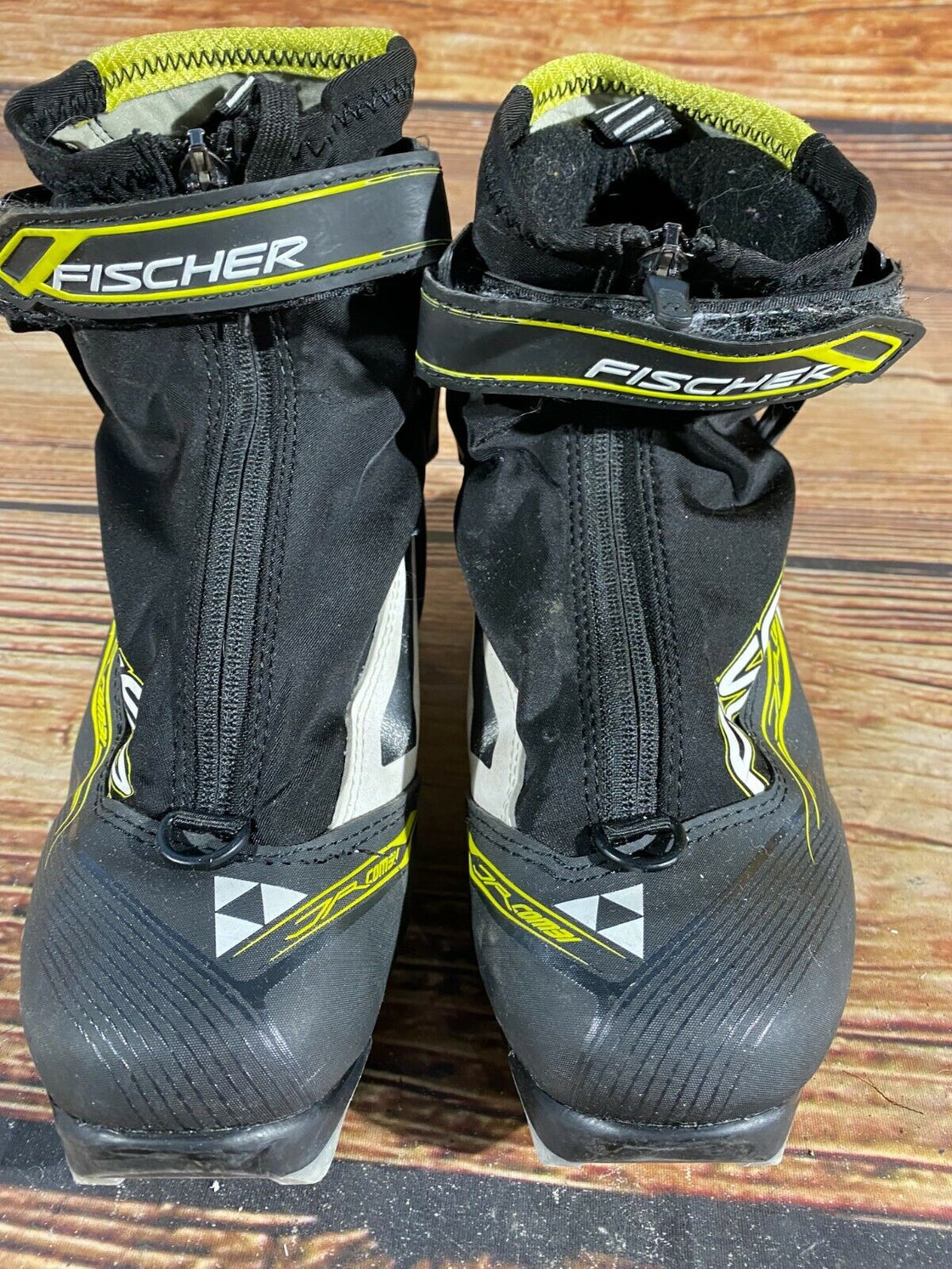 Fischer JR Combi Nordic Cross Country Ski Boots Size EU37 US5 NNN