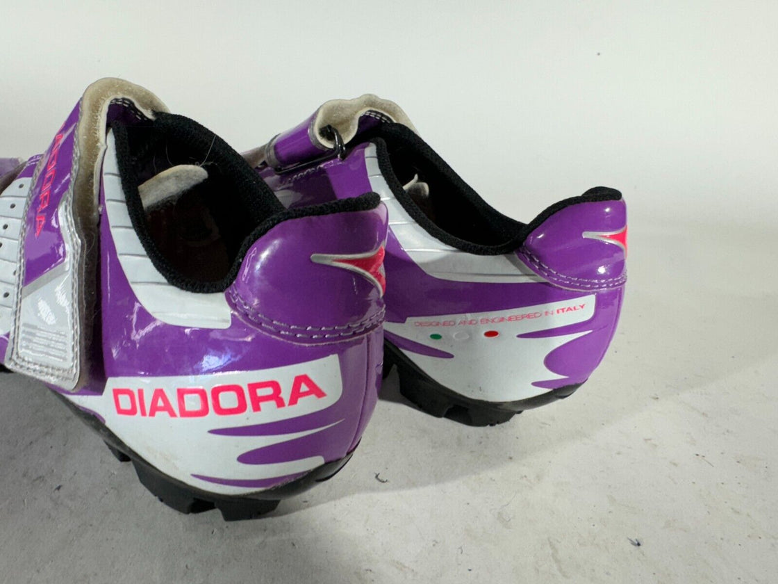 DIADORA Cycling Shoes Mountain Bike Boots Ladies EU38 US7 Mondo 235 cs194