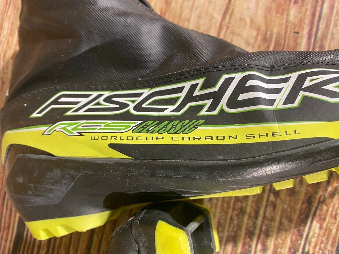 Fischer RCS World Cup Carbon  Cross Country Ski Boots Size EU40.5 US8 for NNN